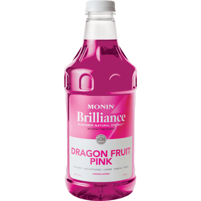 Sirope Brilliance Pitaya Rosa (Dragon Fruit Pink Natural Energy) 1.89 Lto MONIN