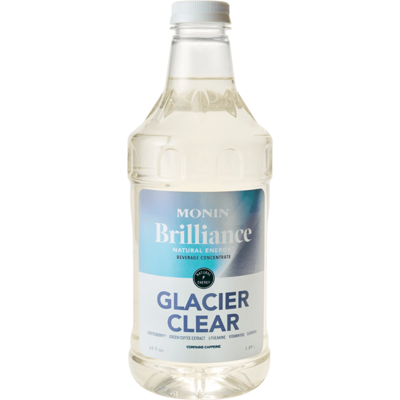 Sirope Brilliance Glaciar Crystal (Glacier Clear Natural Energy) 1.89 Lto MONIN