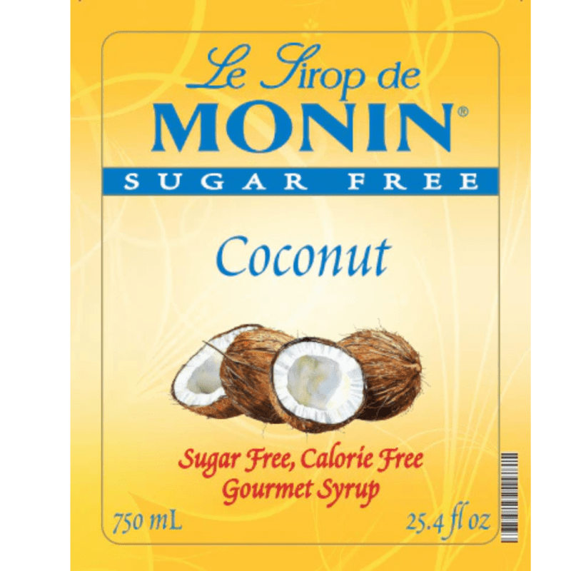 Sirope Coco sin Azúcar (Sugar Free Coconut) 750 ML. MONIN - Imagen 2