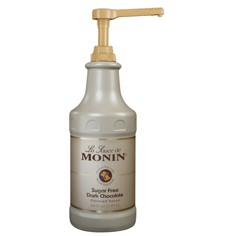 Salsa de Chocolate Oscuro Sin Azúcar (Dark Chocolate Sugar Free) 1.89 LTO. MONIN