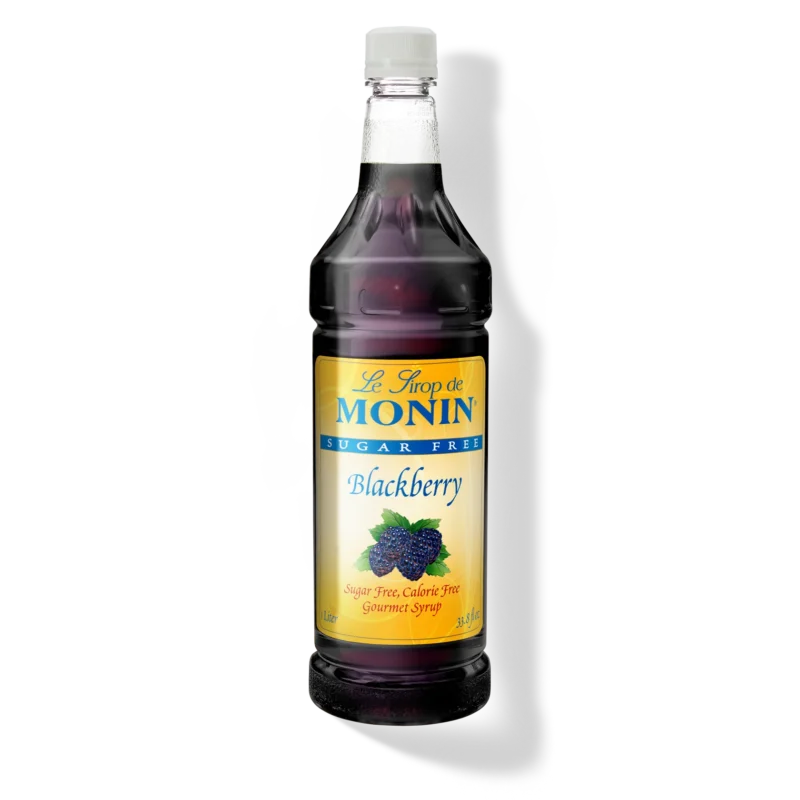 Jarabe Blackberry sin Azúcar (Sugar Free Zarzamora) 1 LTO. MONIN