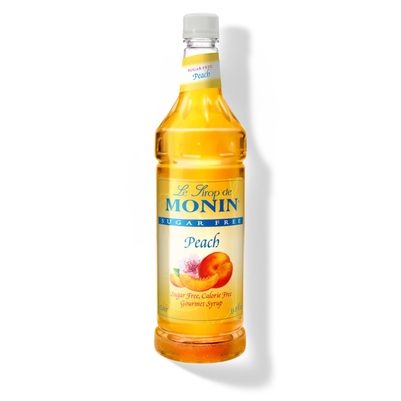 Jarabe Peach sin Azúcar (Sugar Free Durazno) 1 LTO. MONIN