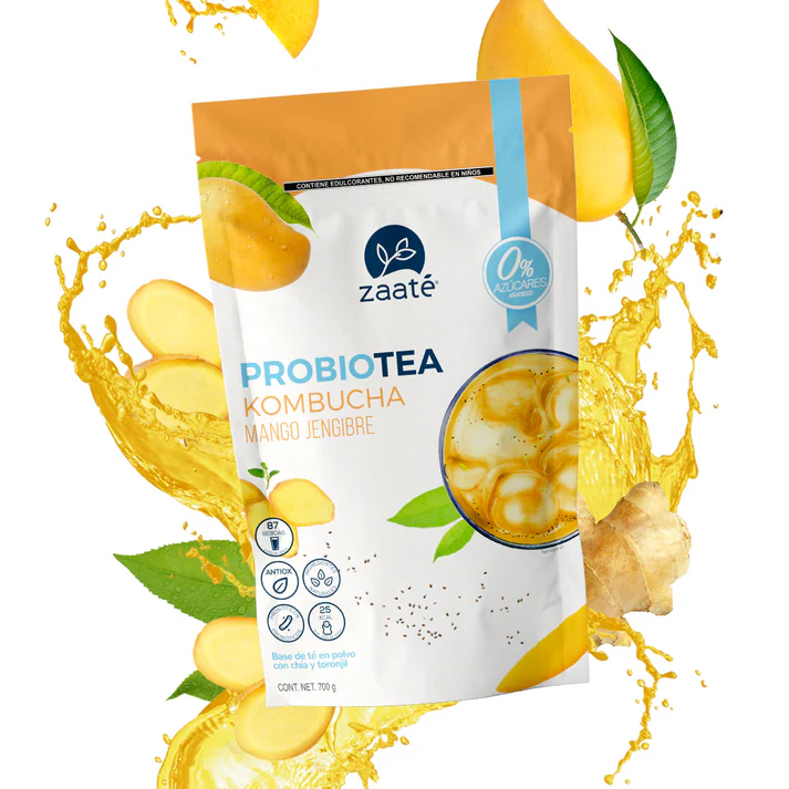 Kombucha Mango Jengibre 0% Azucar 700g
