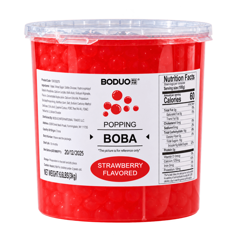Perlas Explosivas Fresa 3 Kg BODUO