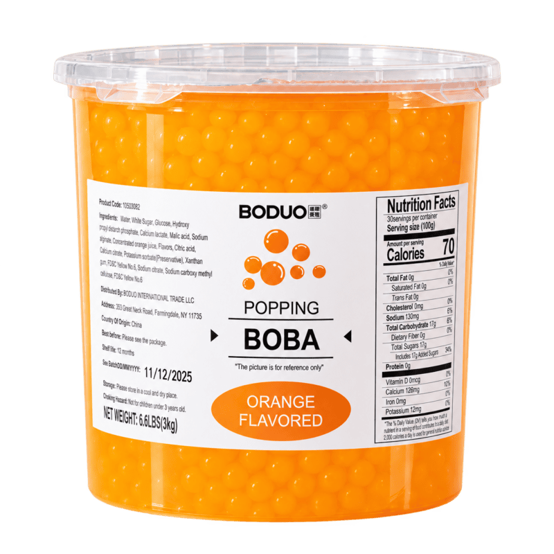 Perlas Explosivas Naranja 3 Kg BODUO