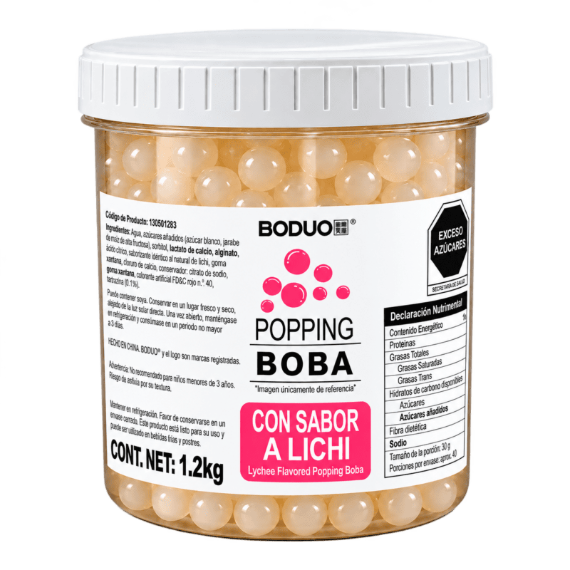 Perlas Explosivas Lichi 1.2 Kg BODUO