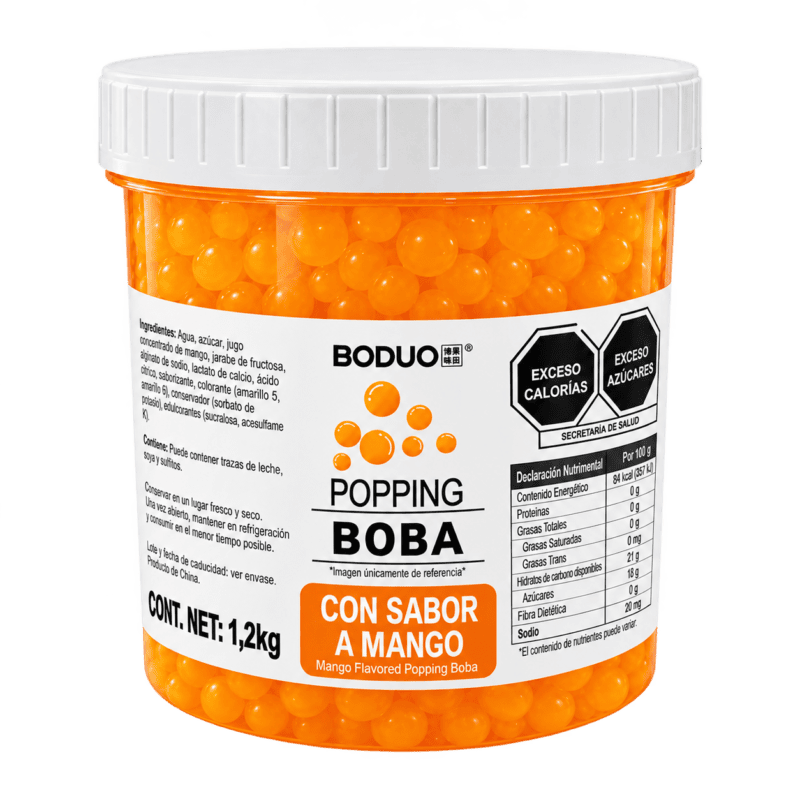 Perlas Explosivas Mango 1.2 Kg BODUO