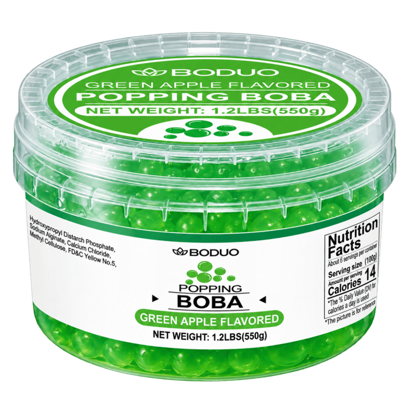 Perlas Explosivas Manzana Verde 550 Gr BODUO