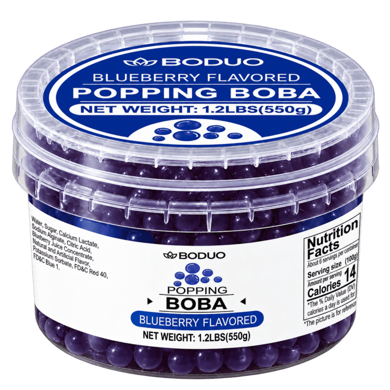 Perlas Explosivas Mora Azul 550 Gr BODUO
