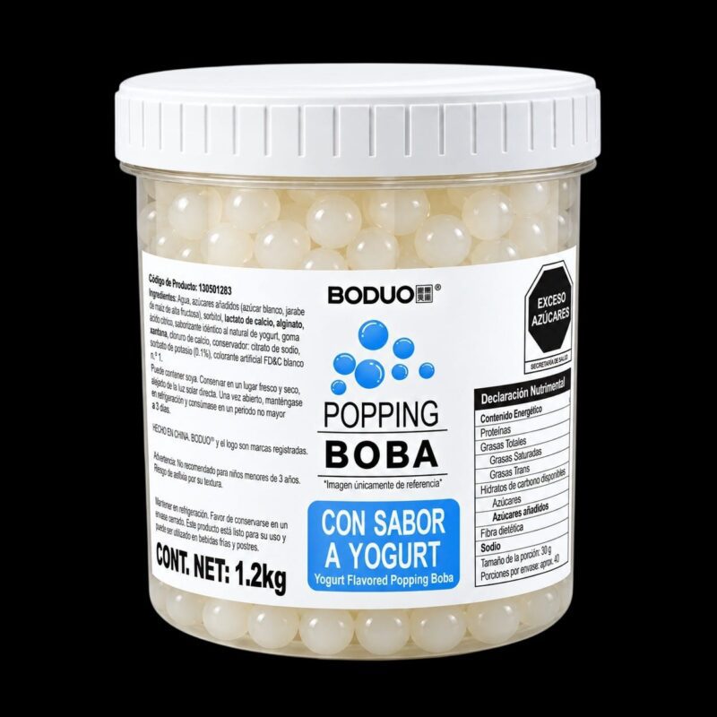 Perlas Explosivas Yogurt 1.2 Kg BODUO